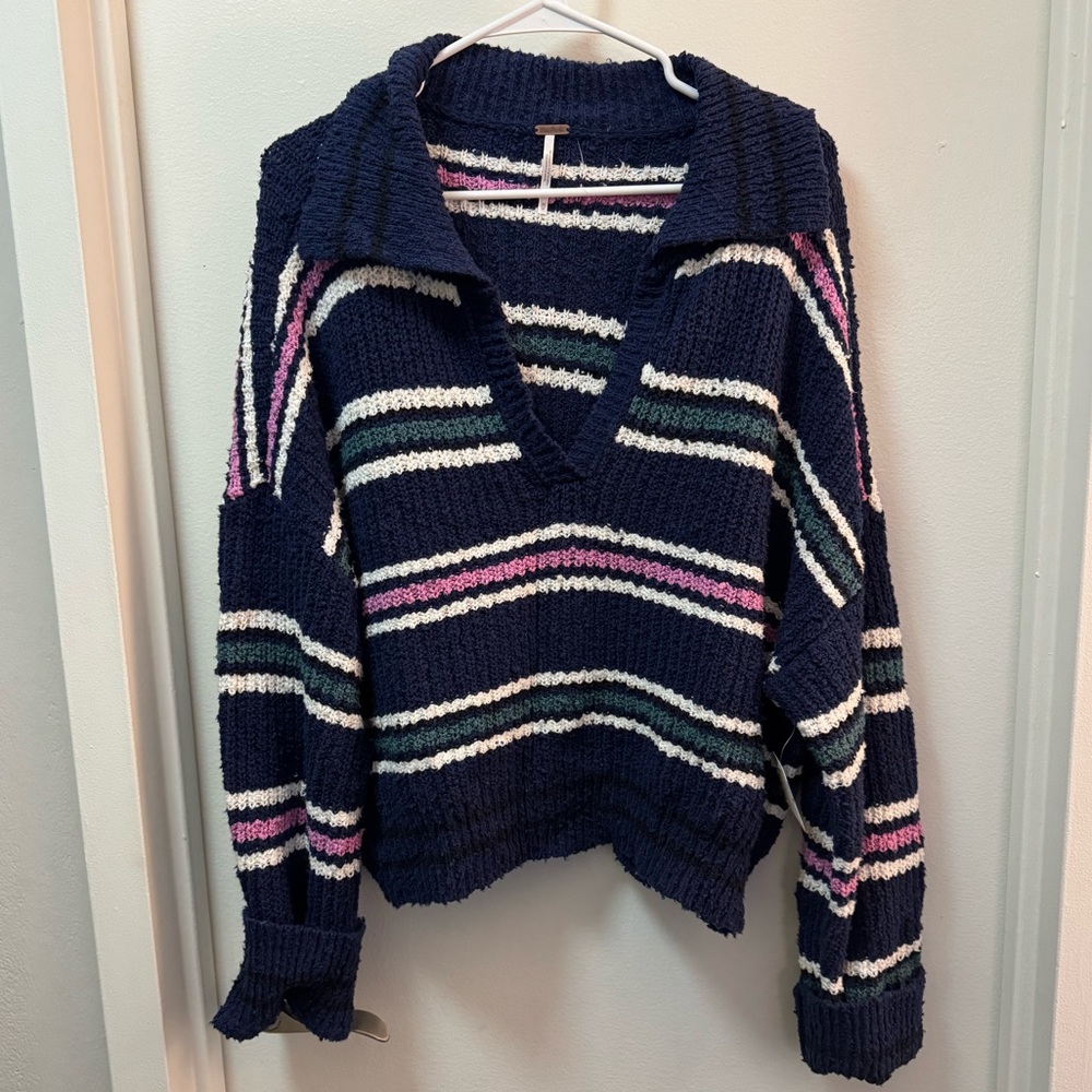 NWT Free People Kennedy Pullover Sweater - Picture 5 of 6